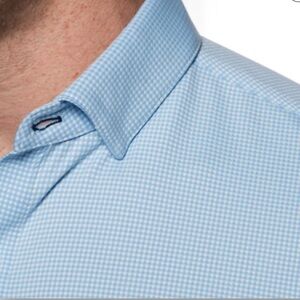 Mizzen+Main Large Trim Whitman Check Dress L/S Shirt - NWT